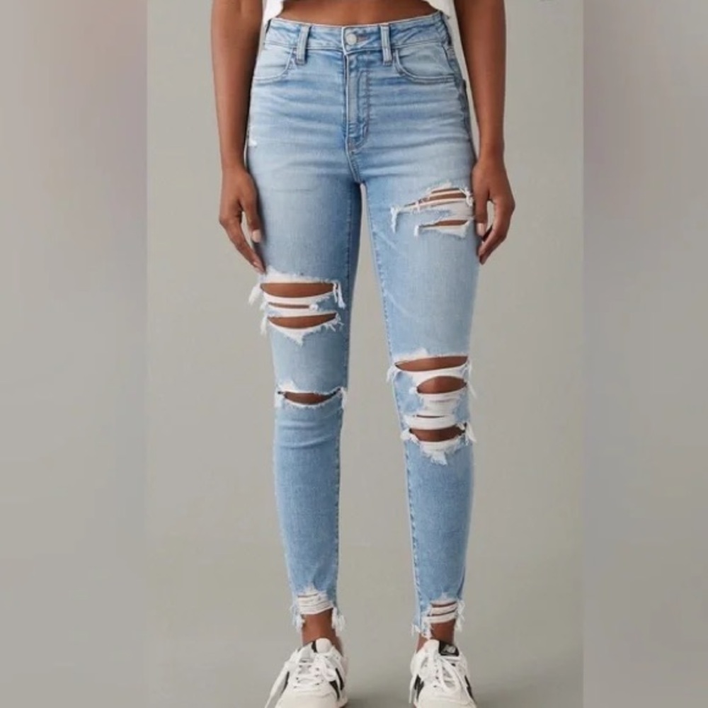 American Eagle Ripped Skinny Jeans